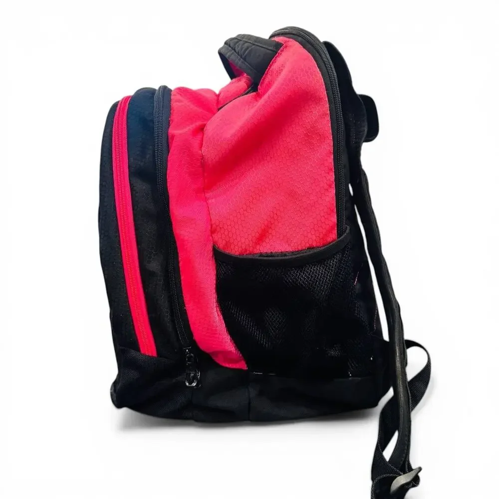 Adidas Loadspring Backpack Black Pink Laptop Tablet Sleeve Pockets